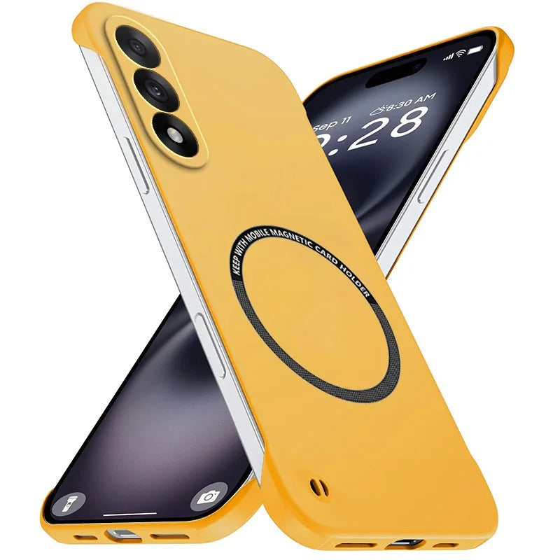 OnePlus Nord CE4 5G Frameless Magnetic Wireless Charging Case - Ultra-Slim Clear MagSafe Compatible Cover