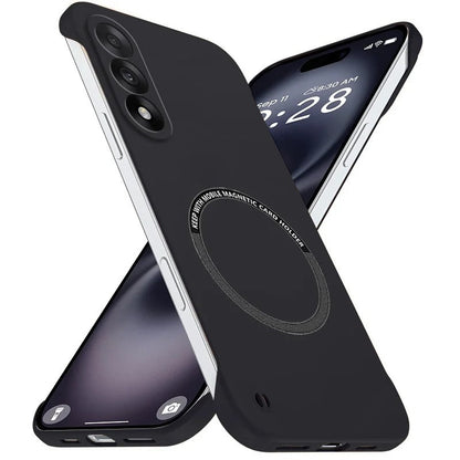 OnePlus Nord CE4 5G Frameless Magnetic Wireless Charging Case - Ultra-Slim Clear MagSafe Compatible Cover