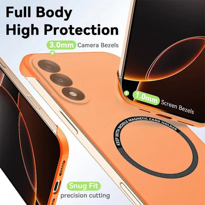 OnePlus Nord CE4 5G Frameless Magnetic Wireless Charging Case - Ultra-Slim Clear MagSafe Compatible Cover