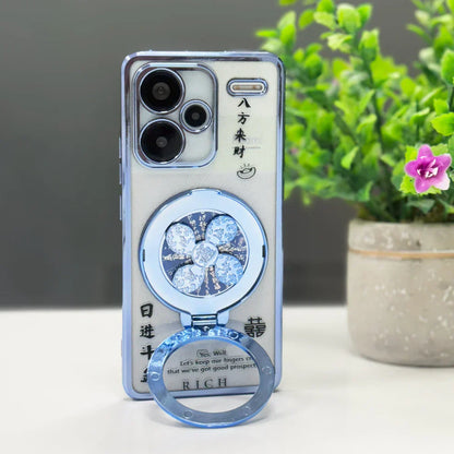 Redmi Note 13 Pro+ 5G Rich Manifestation Reflective Fidget Rotating Back Case
