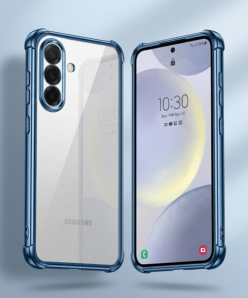 Samsung Galaxy A17 5G Anti-Yellow Electroplating Transparent Airbags Case