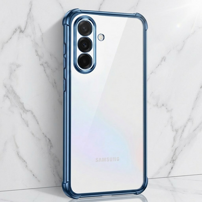 Samsung Galaxy A15 5G Anti-Yellow Electroplating Transparent Airbags Case