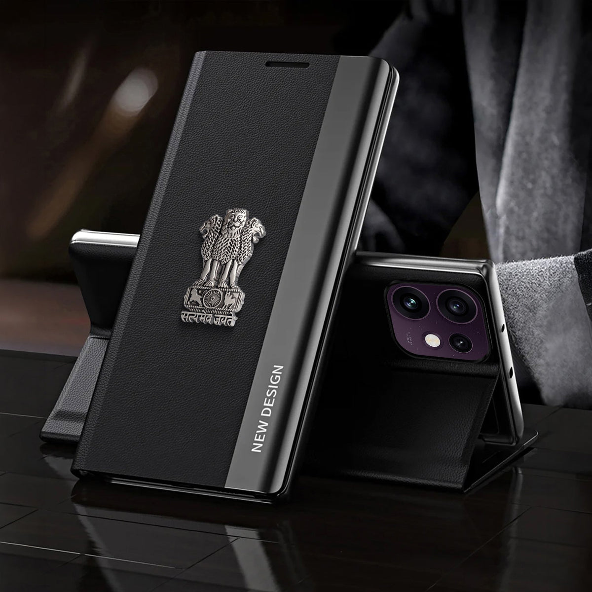 Oppo Reno 16 5G Satyamev Jayate Flip Leather Case